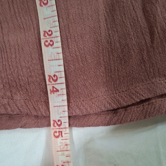 O'Neill Lace Accent Blouse - Dusty Rose Sze S - Picture 7 of 10